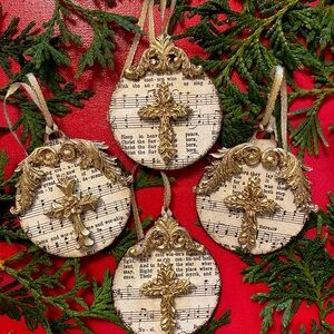 Handmade limited edition vintage inspired ornaments/gift tags.